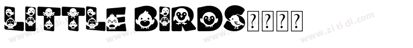 little birds字体转换